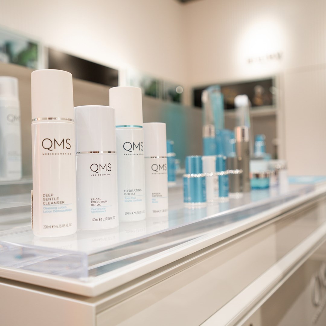 Clear edge for cosmetics brand QMS